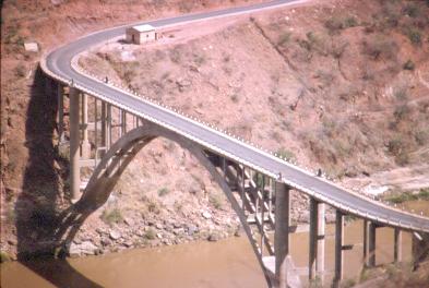 Telephoto of Blue Nile Bridge